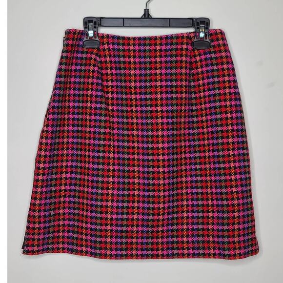 Boston Proper rainbow pinwheel skirt - 2 - Picture 1 of 6